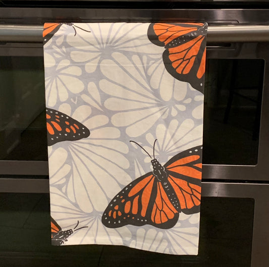 Monarch Butterfly Tea Towel